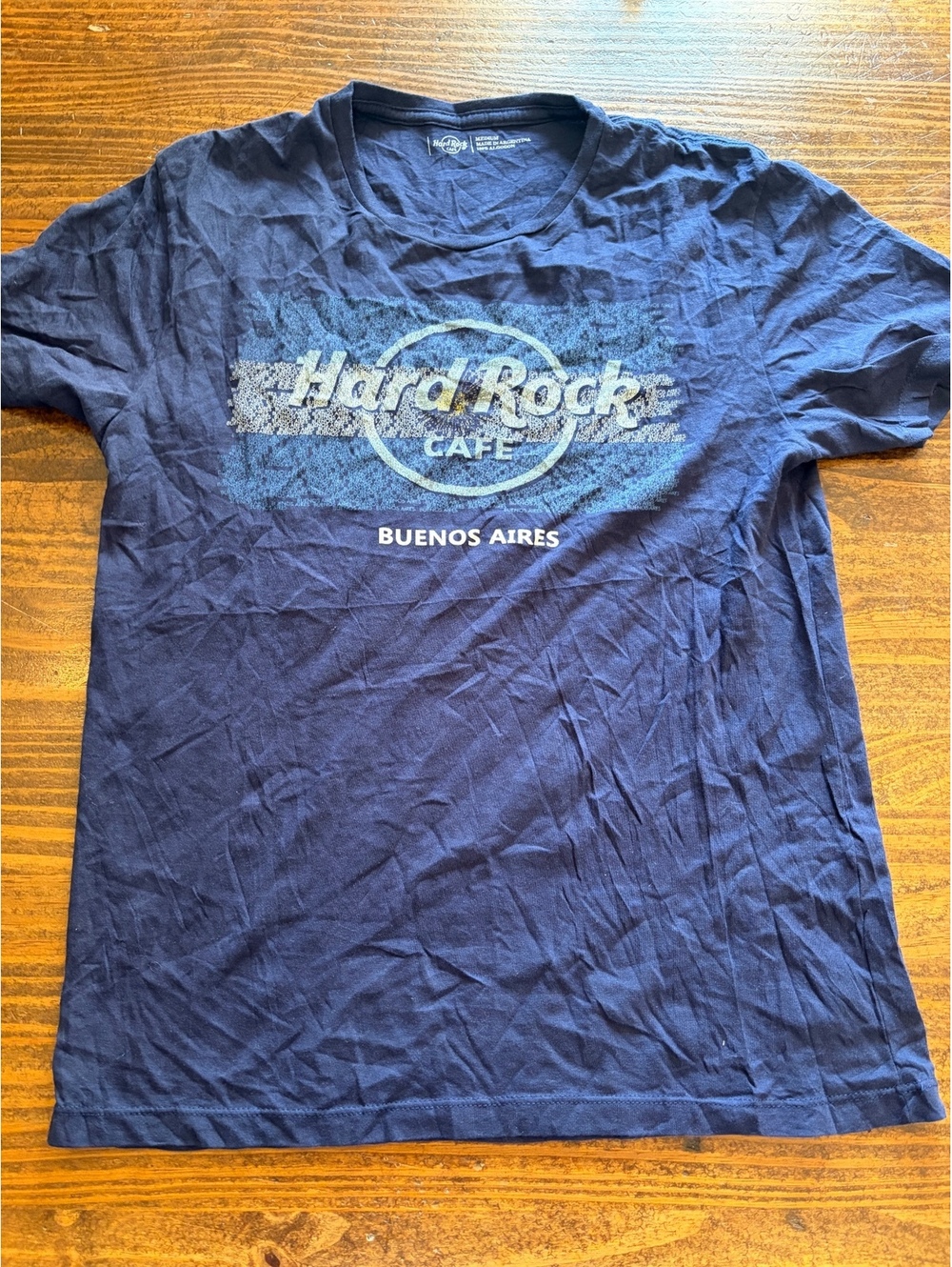 Hard Rock Cafe Buenos Aires Navy Blue T-Shirt Medium